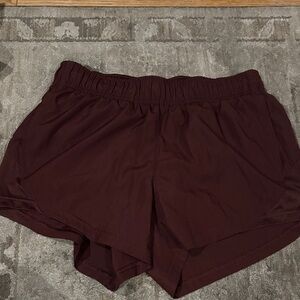Women's Burgundy Shorts